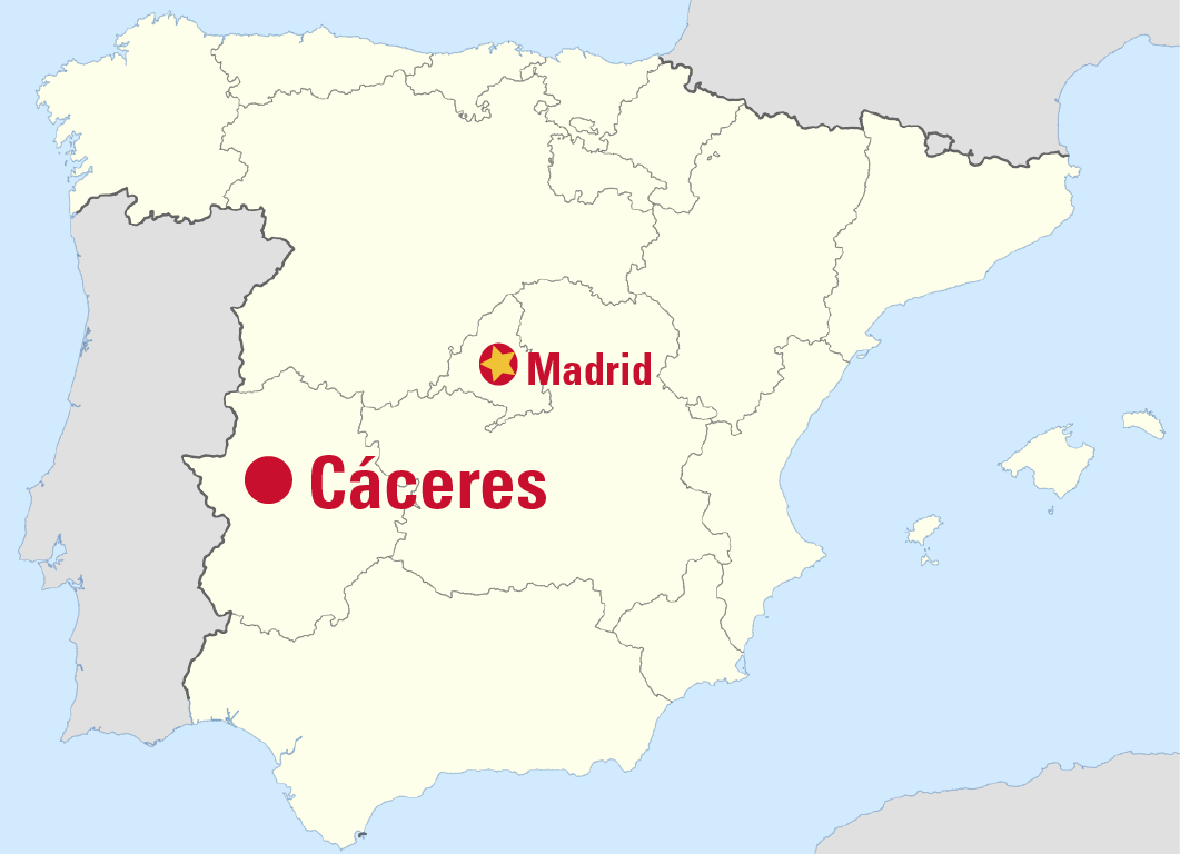 map of Spain