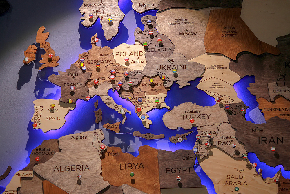 map of the middle east